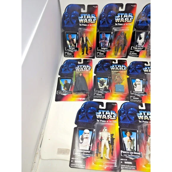 Lot of 14 - 1995 Star Wars The Power of the Force Red Card Action Figure Kenner - Picture 4 of 8